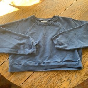 SIXTHREESEVEN cropped sweatshirt/excellent condition/XL/made in LA/cotton